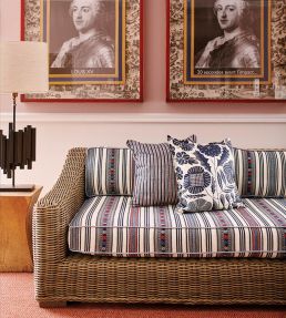 Eden Fabric by Christopher Farr Cloth Smoke