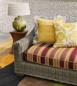 Eden Fabric by Christopher Farr Cloth Lemon