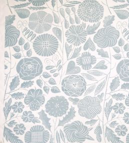 Eden Fabric by Christopher Farr Cloth Pale Blue