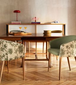 Eden Fabric by Pepe Penalver Blue