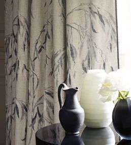 Edinbridge Fabric by Zoffany Natural/Charcoal