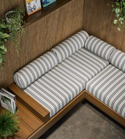 Edison Fabric by Clarke & Clarke Cornflower