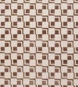 Edison Velvet Fabric by Schumacher Champagne