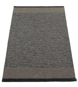 Pappelina Edit rug Black/Charcoal/Granit Metallic ETX712 Black/Charcoal/Granit Metallic