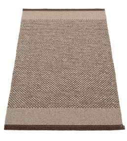 Pappelina Edit rug Dark Brown/Dark Linen/Linen Metallic ET6F712 Dark Brown/Dark Linen/Linen Metallic