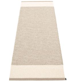 Pappelina Edit Runner rug Mud/Vanilla/Linen Metallic ET6B720 Mud/Vanilla/Linen Metallic