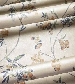 Edo Bloom Wallpaper by Anna French Blue on Pearl