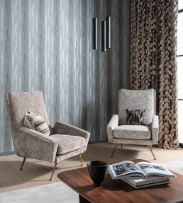 Effetto Wallpaper by Clarke & Clarke Midnight