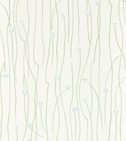 Eizou Wallpaper by Harlequin Avocado/Sky/Chalk