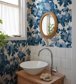 Eken Wallpaper by Sandberg Blue