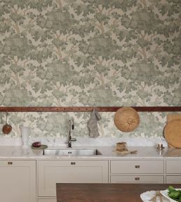 Eken Wallpaper by Sandberg Garden Green