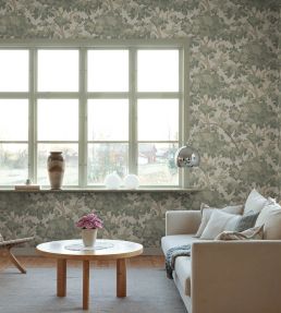 Eken Wallpaper by Sandberg Garden Green