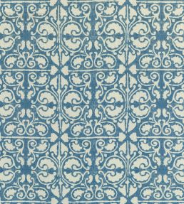 Elbury Fabric by Baker Lifestyle Blue