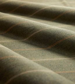 Eldridge Herringbone Fabric by Sanderson Dell Green