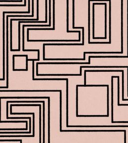 Electro Maze Wallpaper by Kirkby Design Powder