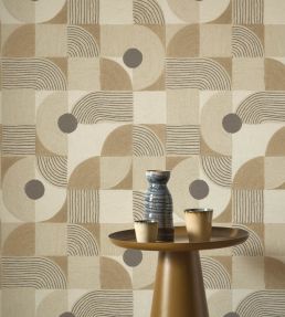 Element Wallpaper by Casadeco Beige raphia