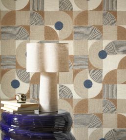 Element Wallpaper by Casadeco Bleu outremer