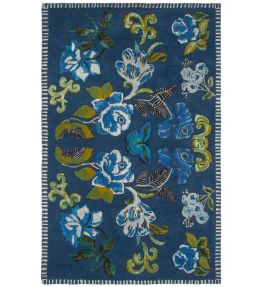 Designers Guild Eleonora rug Cobalt RUGDG0899 Cobalt