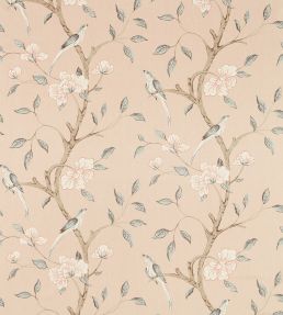 Eleonora Print Fabric by Zoffany Tuscan Pink