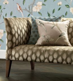 Eleonora Print Fabric by Zoffany Tuscan Pink