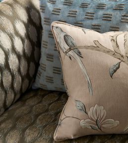 Eleonora Print Fabric by Zoffany Tuscan Pink