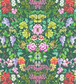 Eleonora Velours Fabric by Designers Guild Viridian