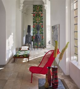 Eleonora Velours Fabric by Designers Guild Viridian