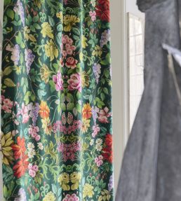Eleonora Velours Fabric by Designers Guild Viridian