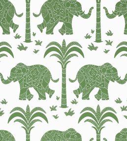 Elephant Wallpaper by Thibaut Green