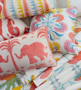 Elephant Velvet Fabric by Thibaut Green