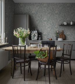 Elin Wallpaper by Sandberg Misty Blue