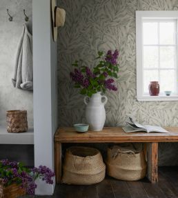 Elin Wallpaper by Sandberg Sage Green