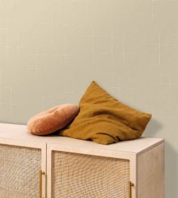 Elina Wallpaper by Caselio Beige