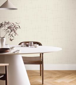 Elina Wallpaper by Caselio Taupe
