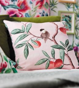Ella Fabric by Harlequin Sky / Fig Leaf / Nectarine