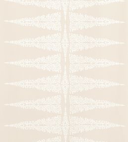 Ellery Stripe Fabric by Anna French White on Beige