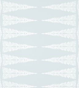 Ellery Stripe Wallpaper by Anna French White on Soft Blue