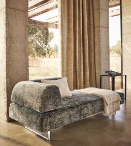 Ellice Fabric by Zinc Gunmetal