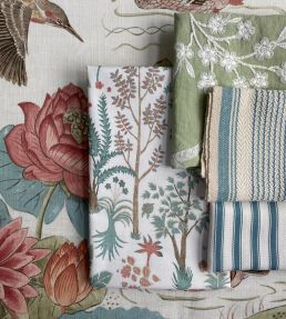 Ellingham Fabric by Baker Lifestyle Aqua