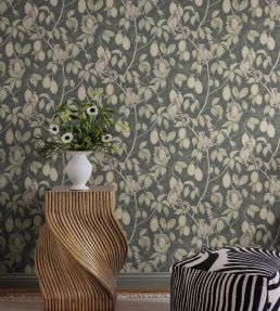 Elliot Wallpaper by Sandberg Dark Blue