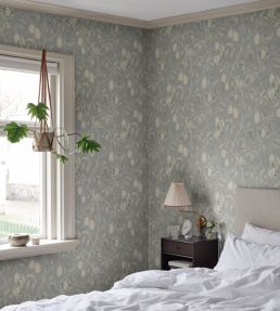 Elliot Wallpaper by Sandberg Light Blue
