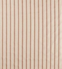 Elm Stripe Fabric by Morris & Co Apricot/Linen