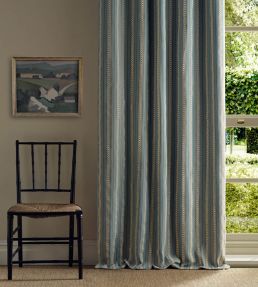 Elm Stripe Fabric by Morris & Co Bullrush