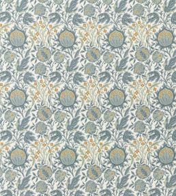 Elmcote Weave Outdoor Fabric by Morris & Co Mineral Blue