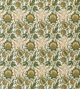 Elmcote Weave Outdoor Fabric by Morris & Co Moss/Wheat