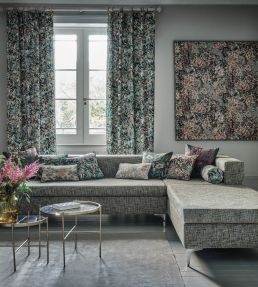 Elmsdale Fabric by Studio G Forest/Linen