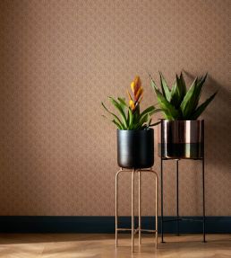 Elodie Wallpaper by 1838 Wallcoverings Honey