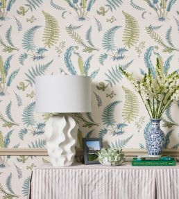 Elsie De Wolfe Wallpaper by Scalamandre Beach Glass