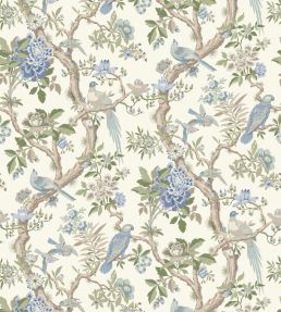 Eltham Wallpaper by GP & J Baker Blue
