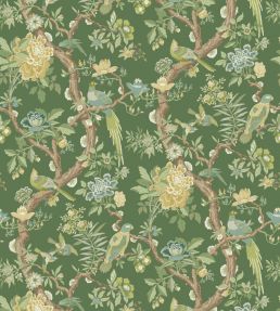 Eltham Wallpaper by GP & J Baker Emerald
